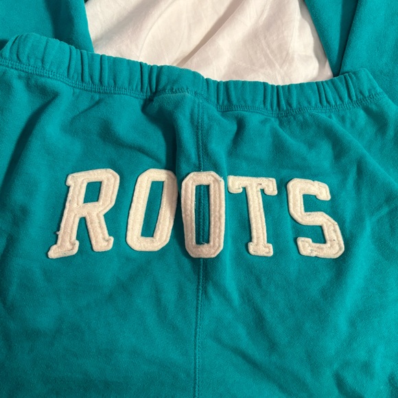 Roots Atheltica women’s green turquoise sweatpants Size S - Picture 6 of 8
